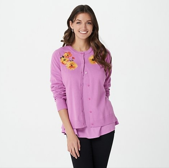 NWT Isaac Mizrah Cardigan - Picture 1 of 12